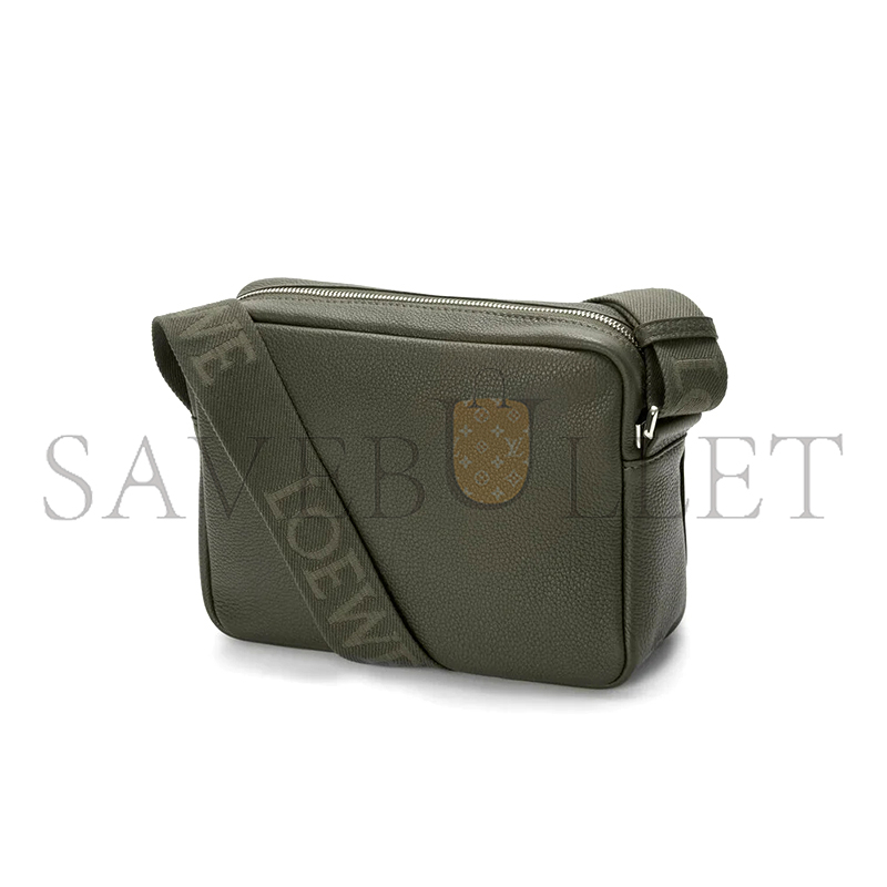 LOEWE MEDIUM PEBBLE MESSENGER BAG IN SUPPLE GRAINED CALFSKIN BANBA73X04 (23*18*9cm)